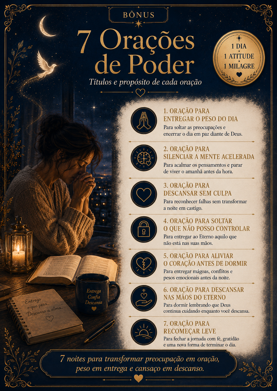 Arte oficial das 7 Orações de Poder